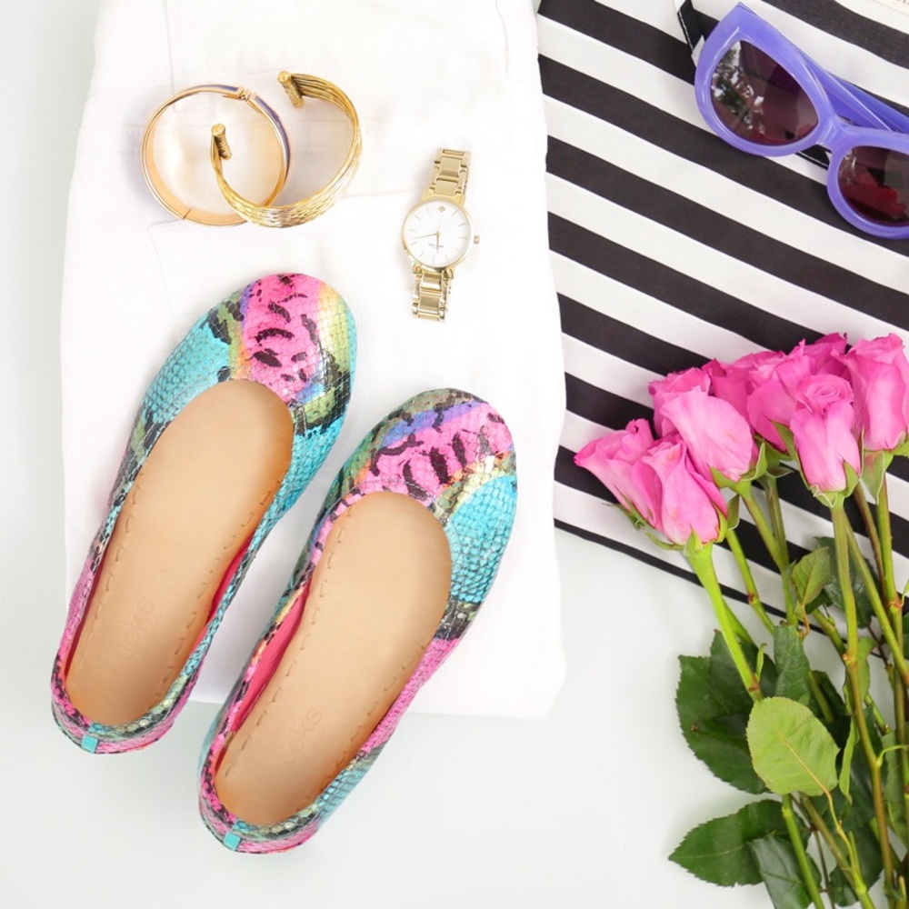 Electric Snake Tieks 🦄 Gorgeous!! Size 8